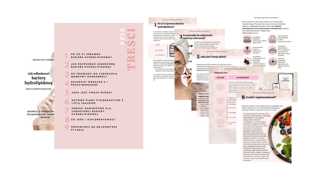 jak odbudować barierę hydrolipidową? pielęgnacja skóry bariera hydrolipidowa jak nawilżyć skórę regeneracja skóry pielęgnacja wrażliwej skóry e-book skóra wrażliwa